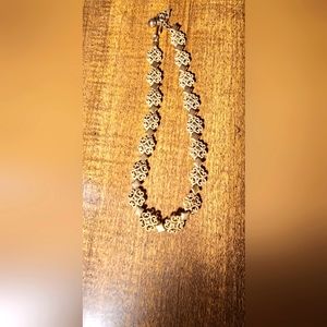 Gold choker necklace